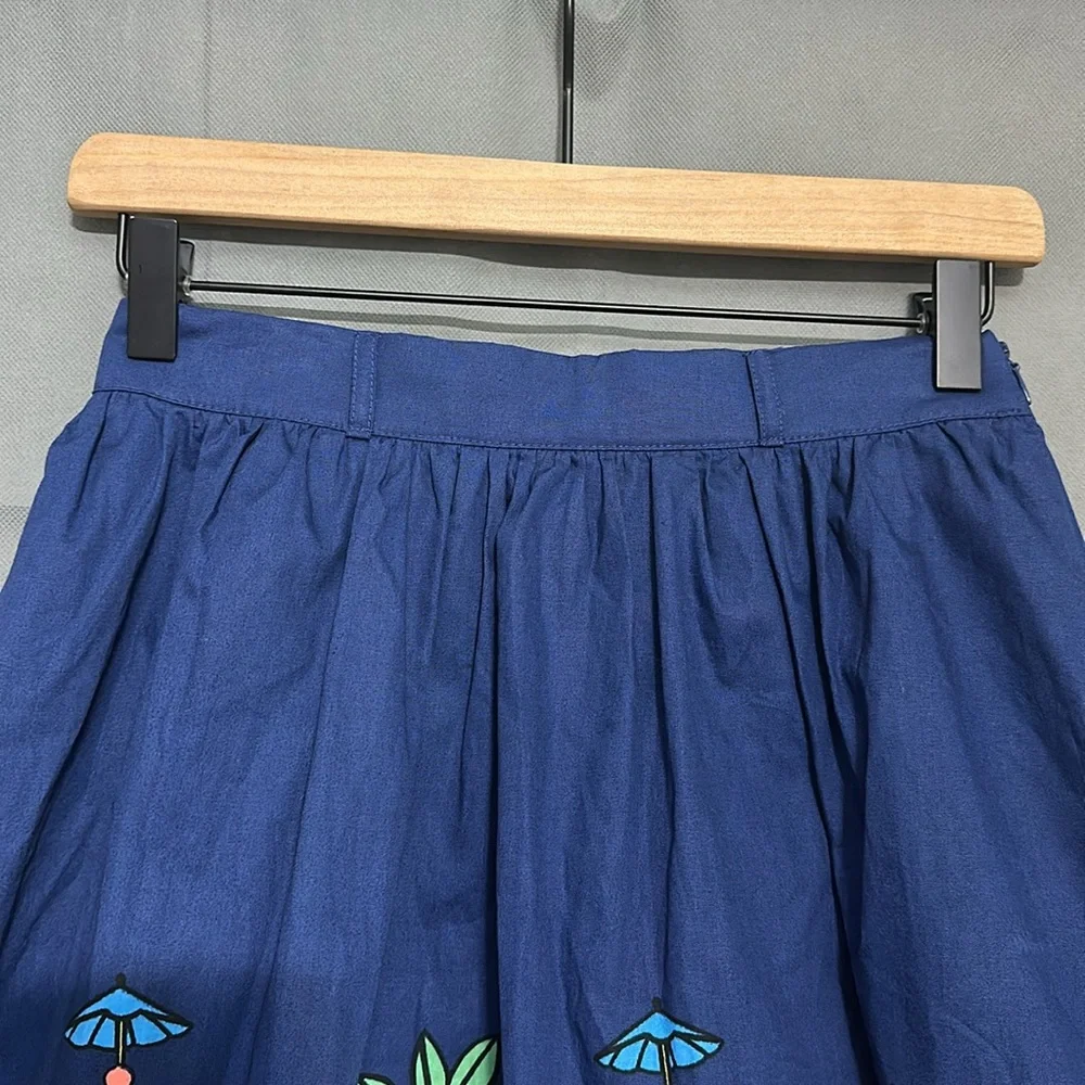 ModCloth Cotton Tiki Drinks Skirt - Picture 4 of 5